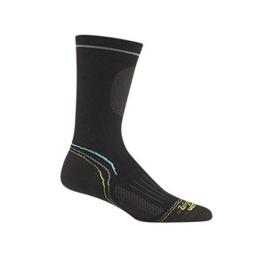 Wigwam Women’s Tech Pro Crew Socks, Lightweight, Black, M