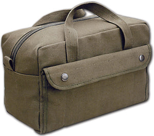 World Famous Canvas Tool Kit Bag, Black, Designed from U.S. Army Issue