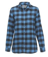 Woolrich Buffalo Check Boyfriend Tunic Flannel Shirt, Womens